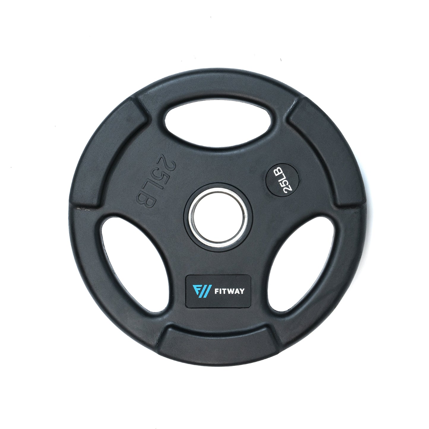 FitWay Equip. Olympic Rubber Grip Plate - 25lbs