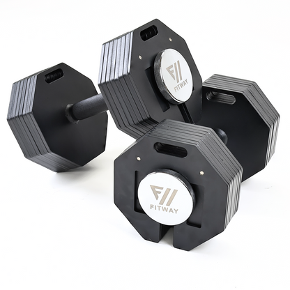 FITWAY 80lb Adj. Dumbbell Pr.